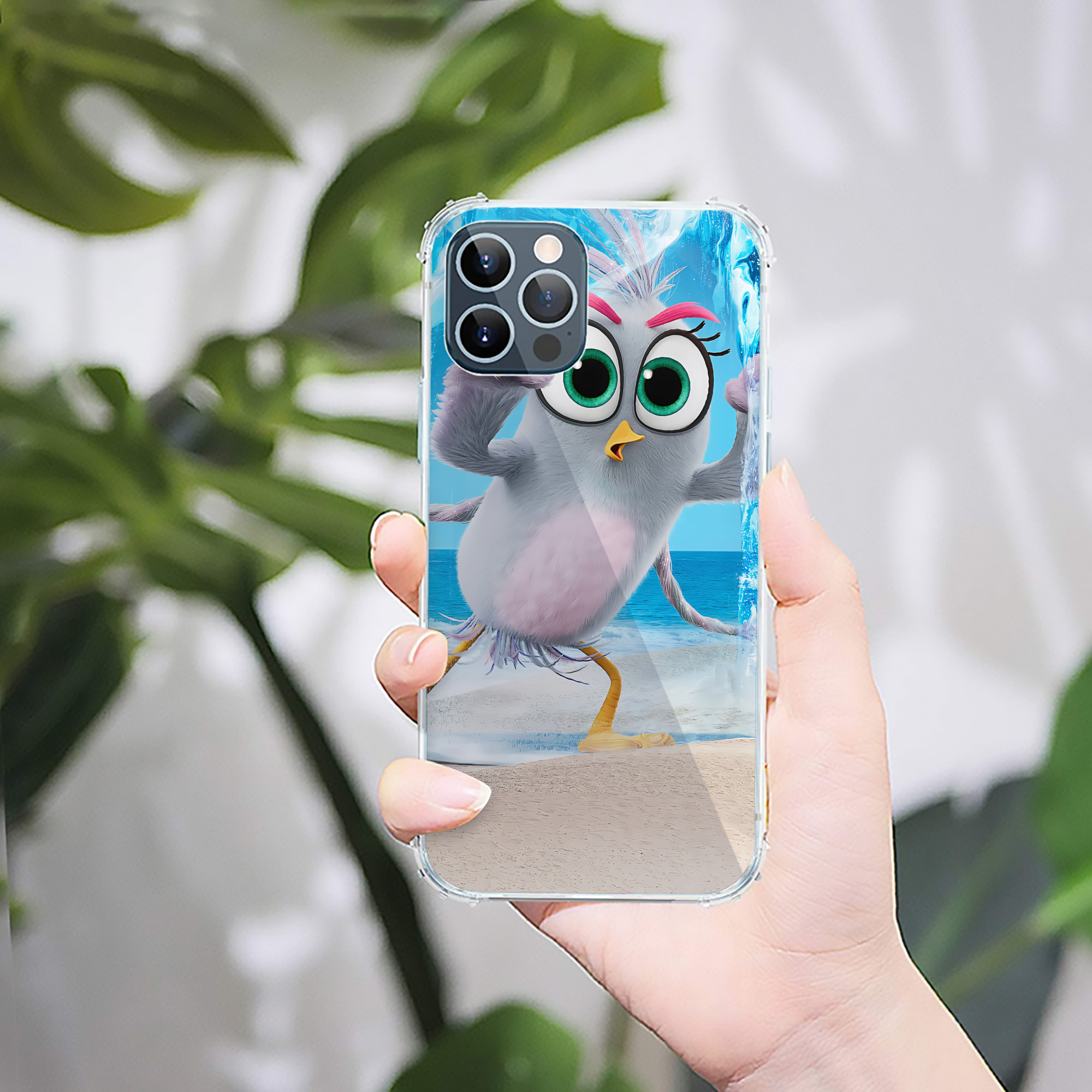 （画像用） Angry Birds アングリーバード 【iPhone 12シリーズ対応】透明スマホケース（クリアソフトケース）